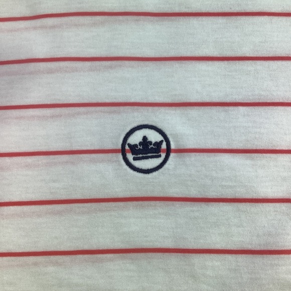 Peter Millar Crown Pima Cotton Golf Polo Striped Polo Shirt Mens Size XL NWT - Picture 7 of 13